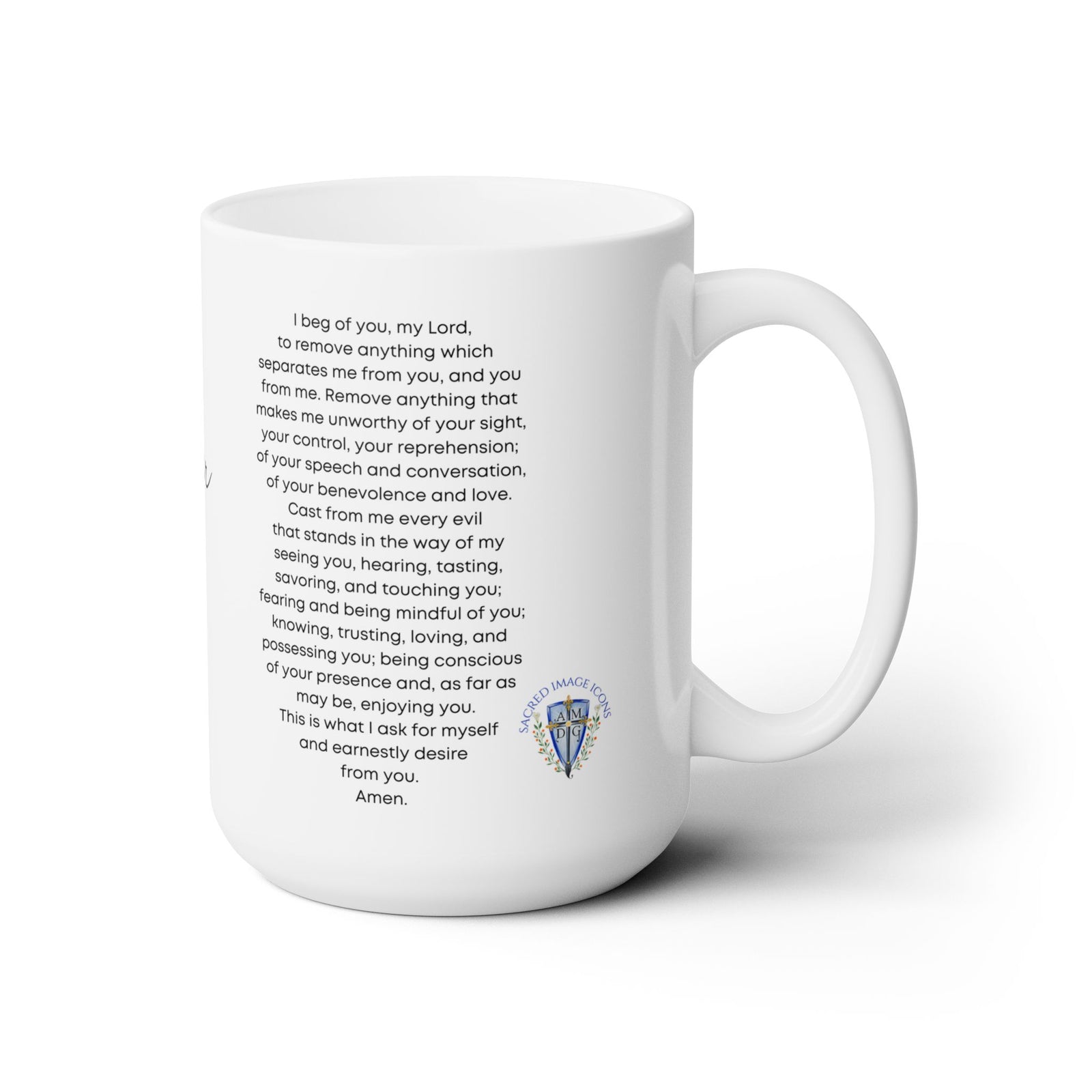 Saint Peter Faber Prayer Mug 15oz