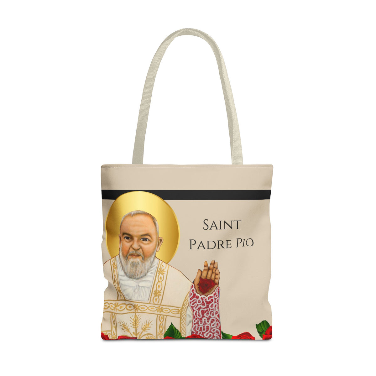Saint Padre Pio Tote Bag