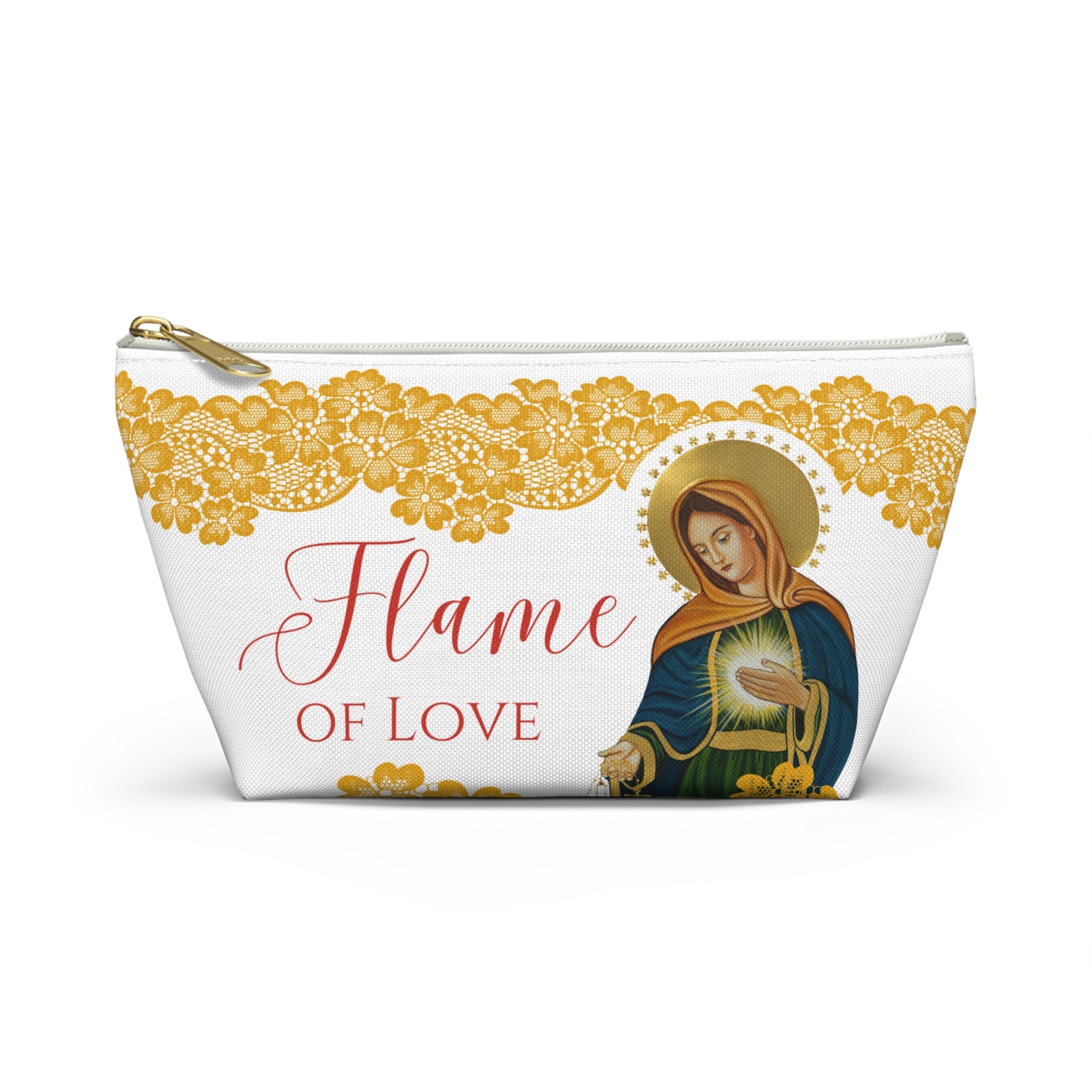Flame of Love Adoration and Chapel Veil Pouch