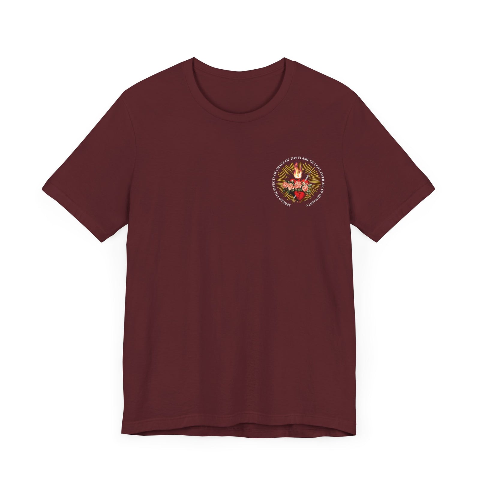 Flame of Love Tee - Devotion to the Blessed Mother - Unisex