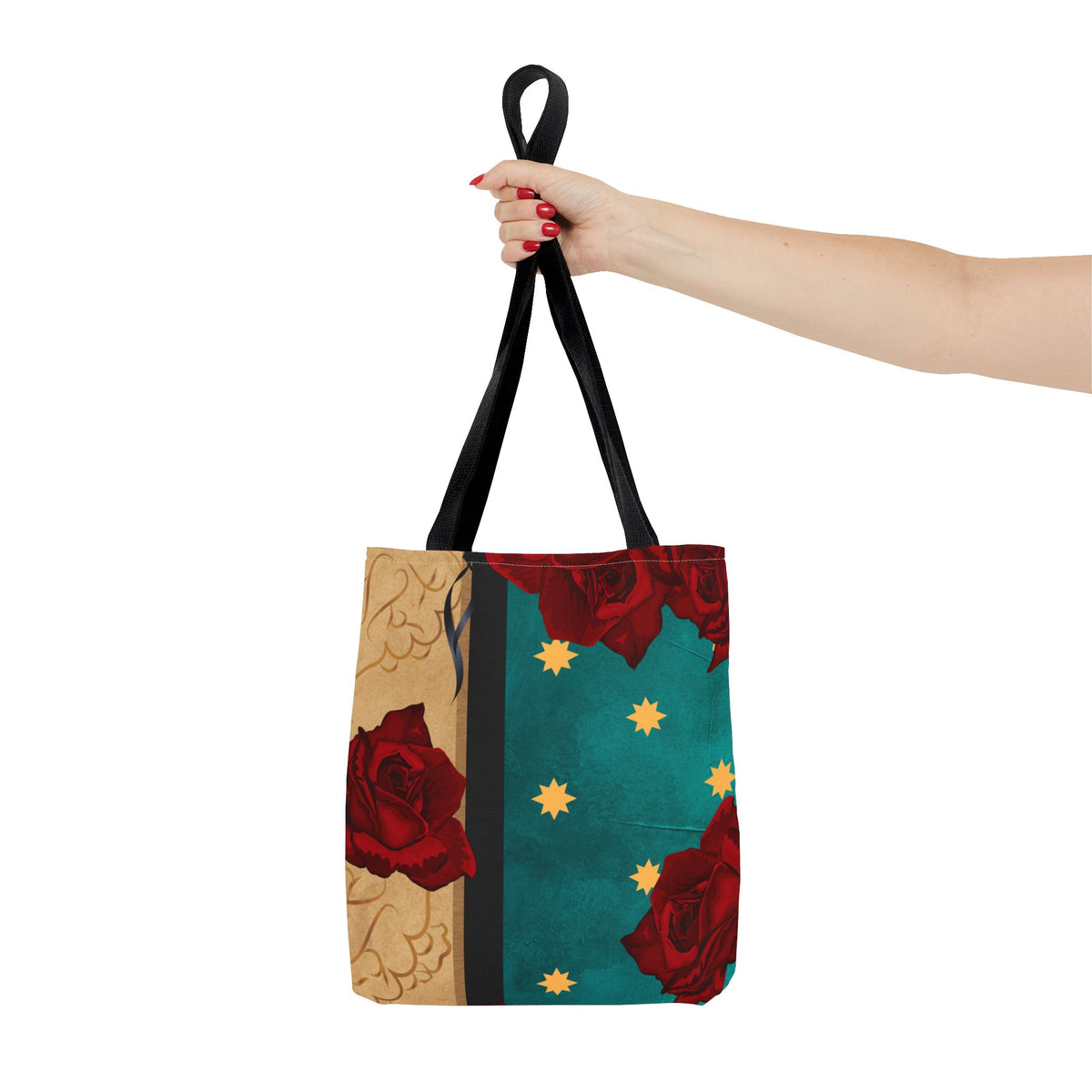 Our Lady of Guadalupe Mantel Tote Bag 13x13