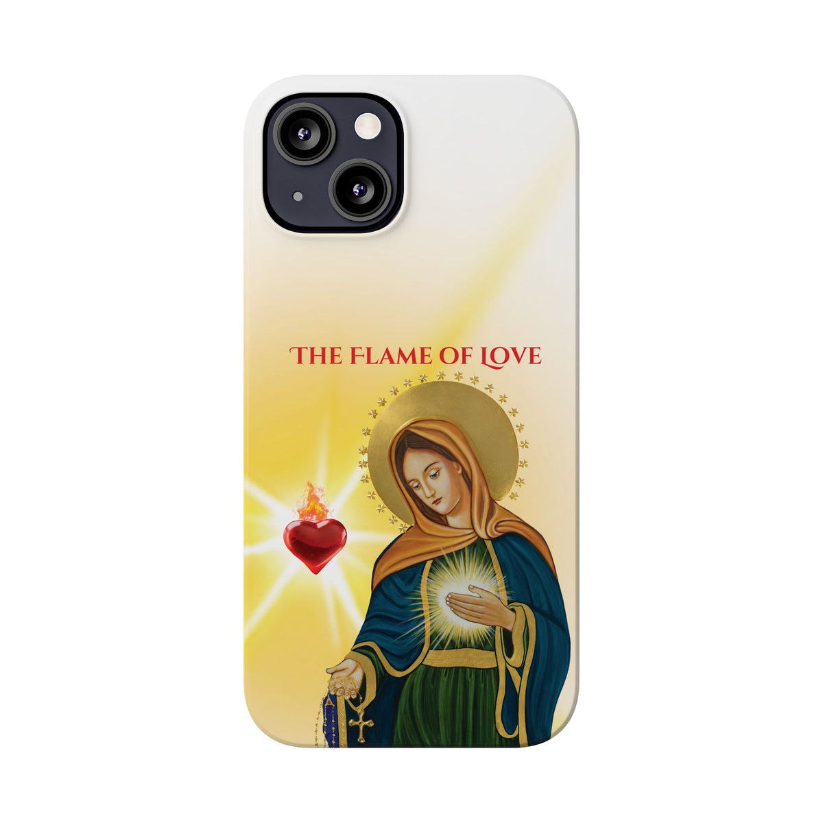 Flame of Love Slim Phone Case