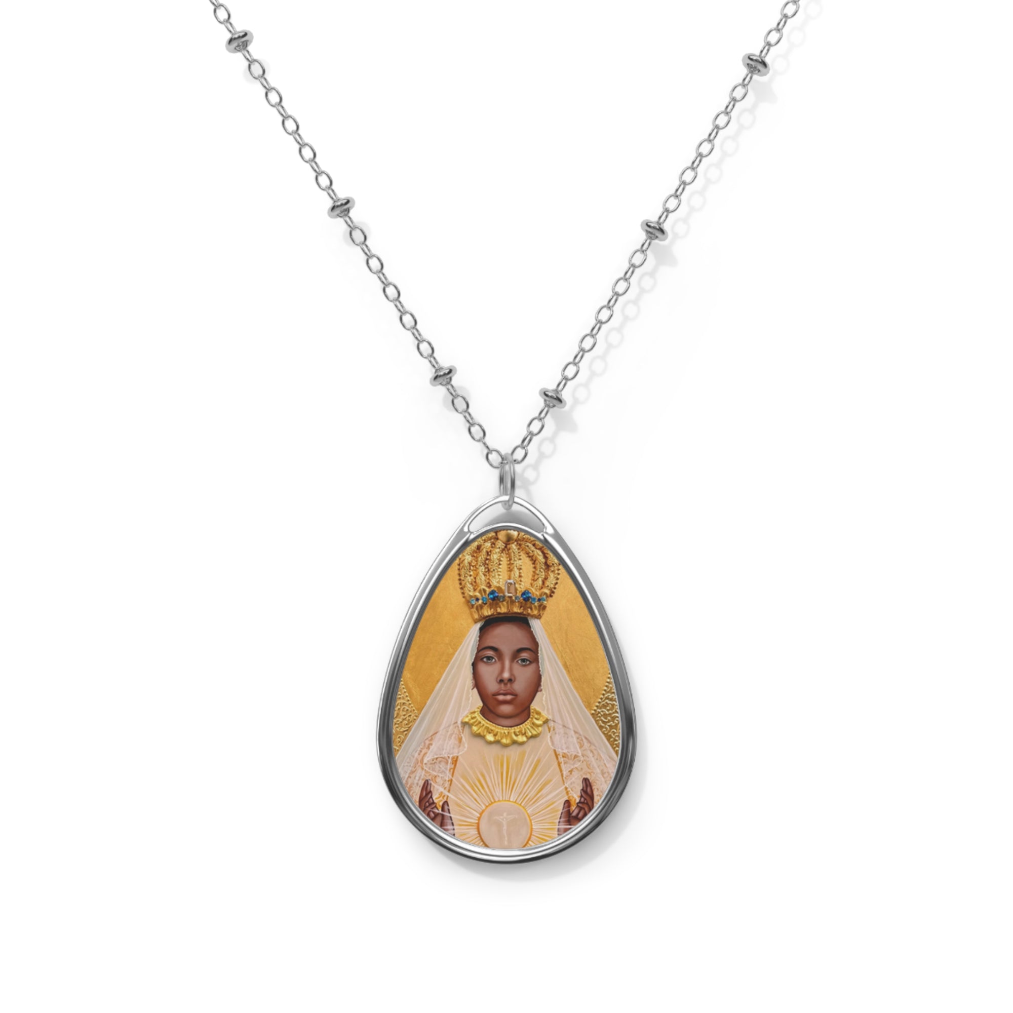 Black Madonna Necklace