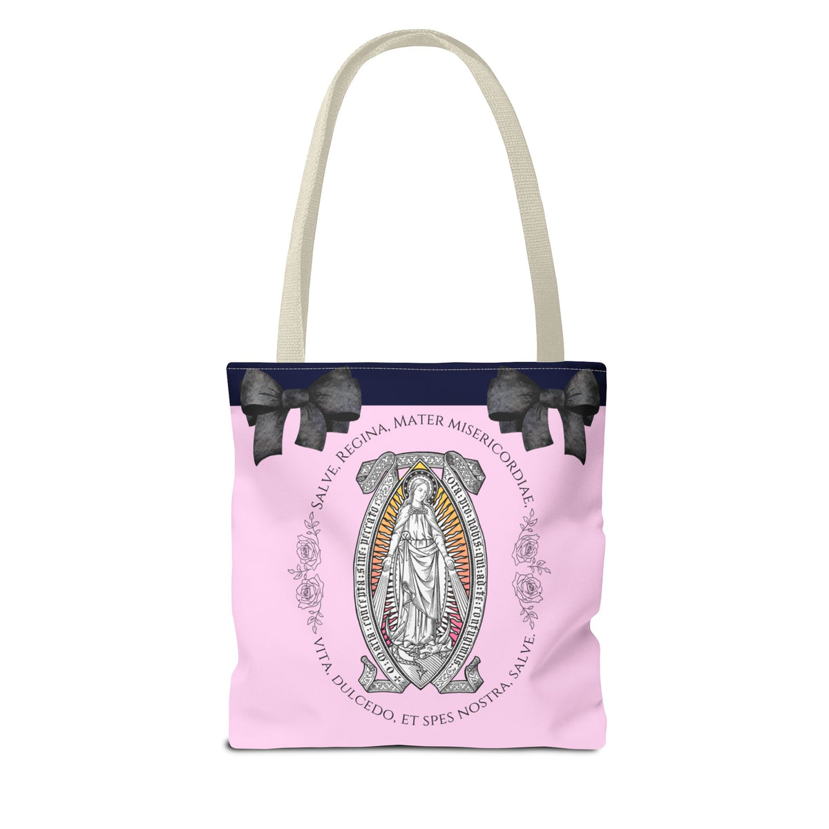 Blessed Mother Tote Bag - Pink