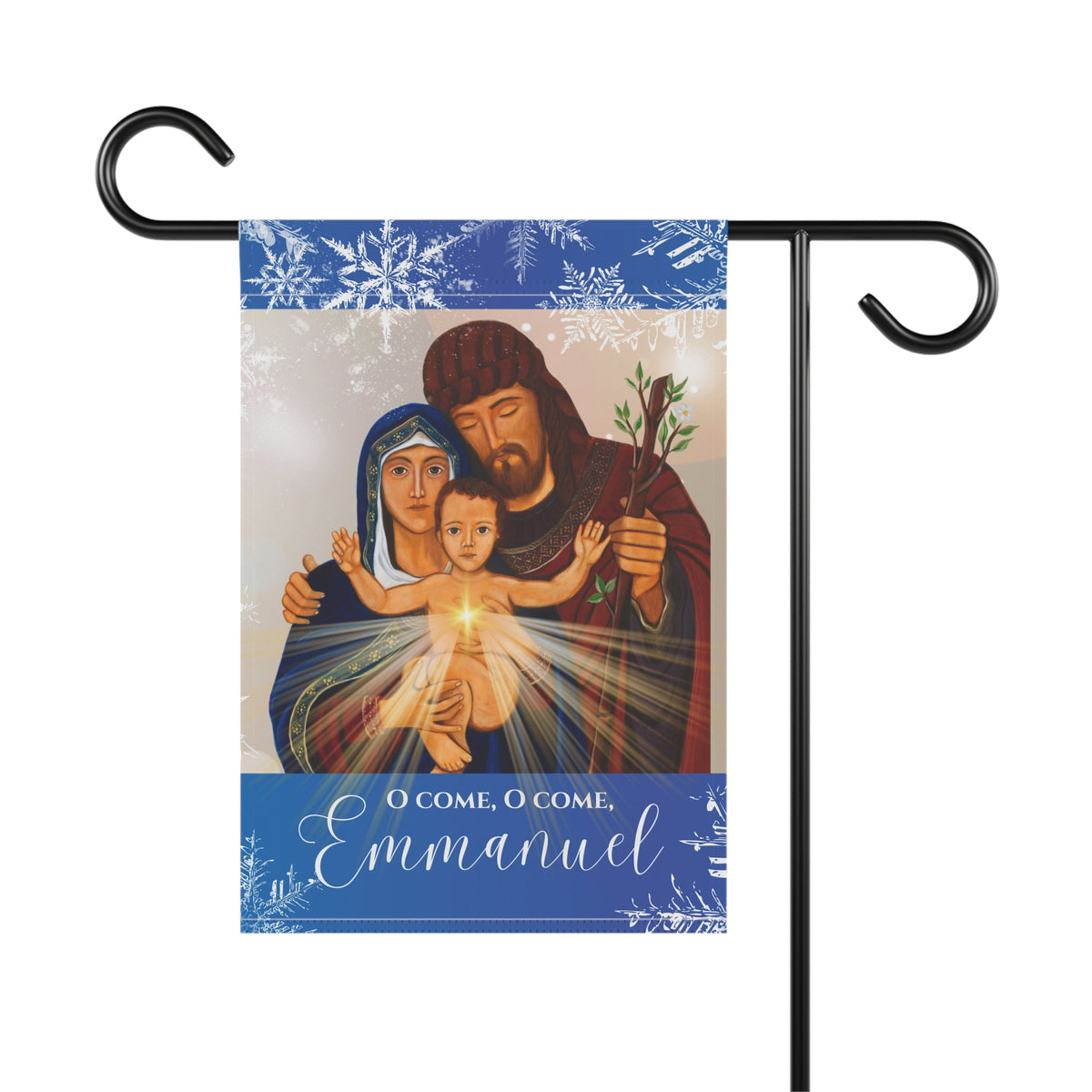 Holy Family Christmas Garden Flag