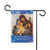 "O Come, O Come, Emmanuel"  Christmas Garden Flag - Blue