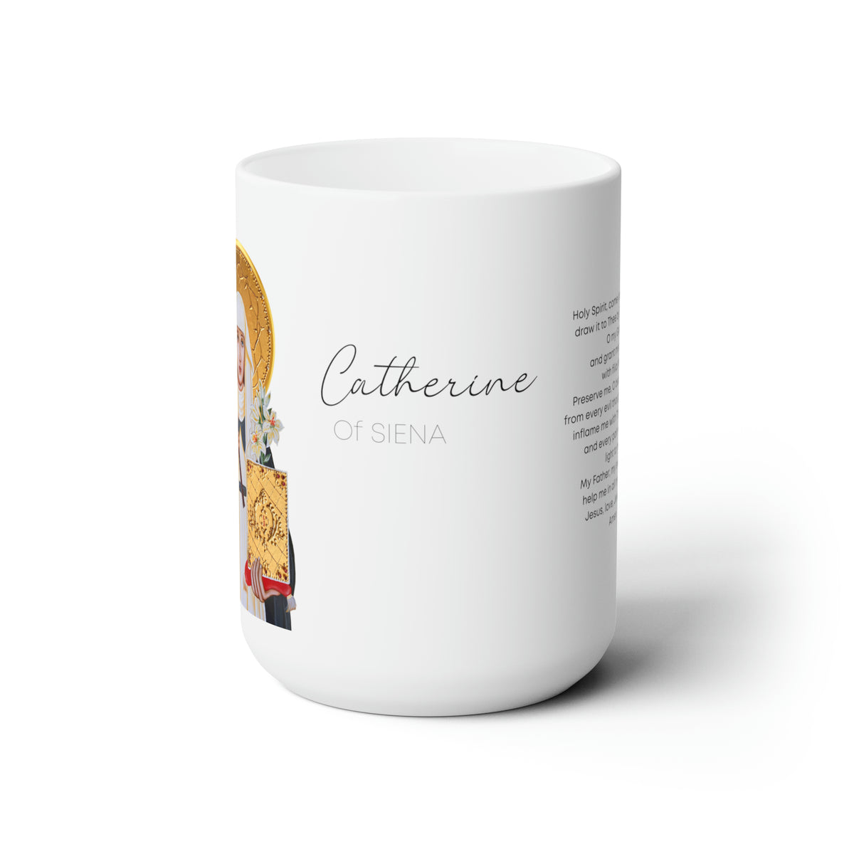 Saint Catherine of Siena Prayer Mug 15oz