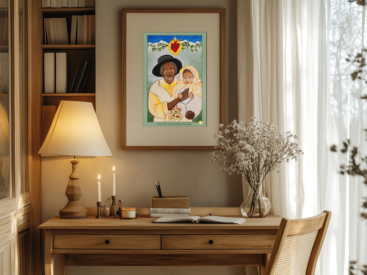 Julia Greeley Icon Print