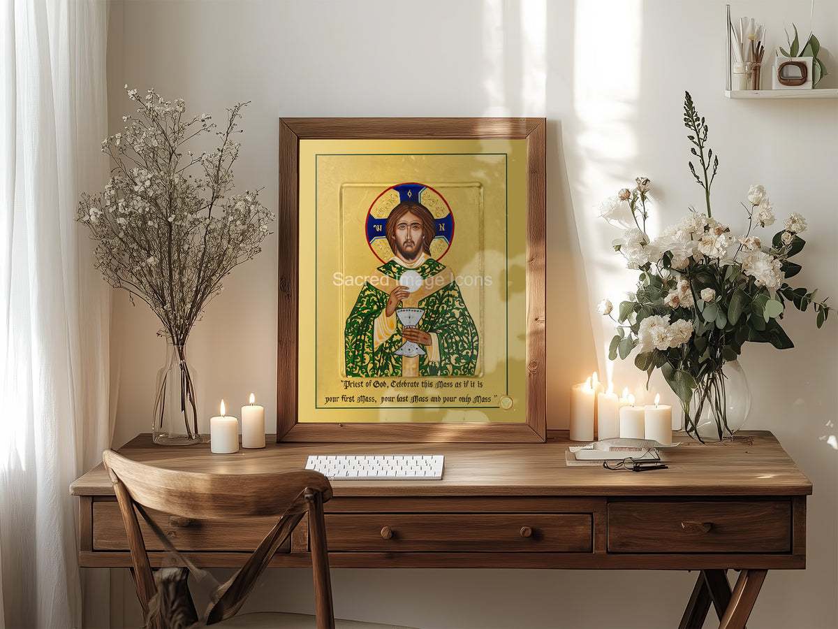Christ the High Priest Icon Print