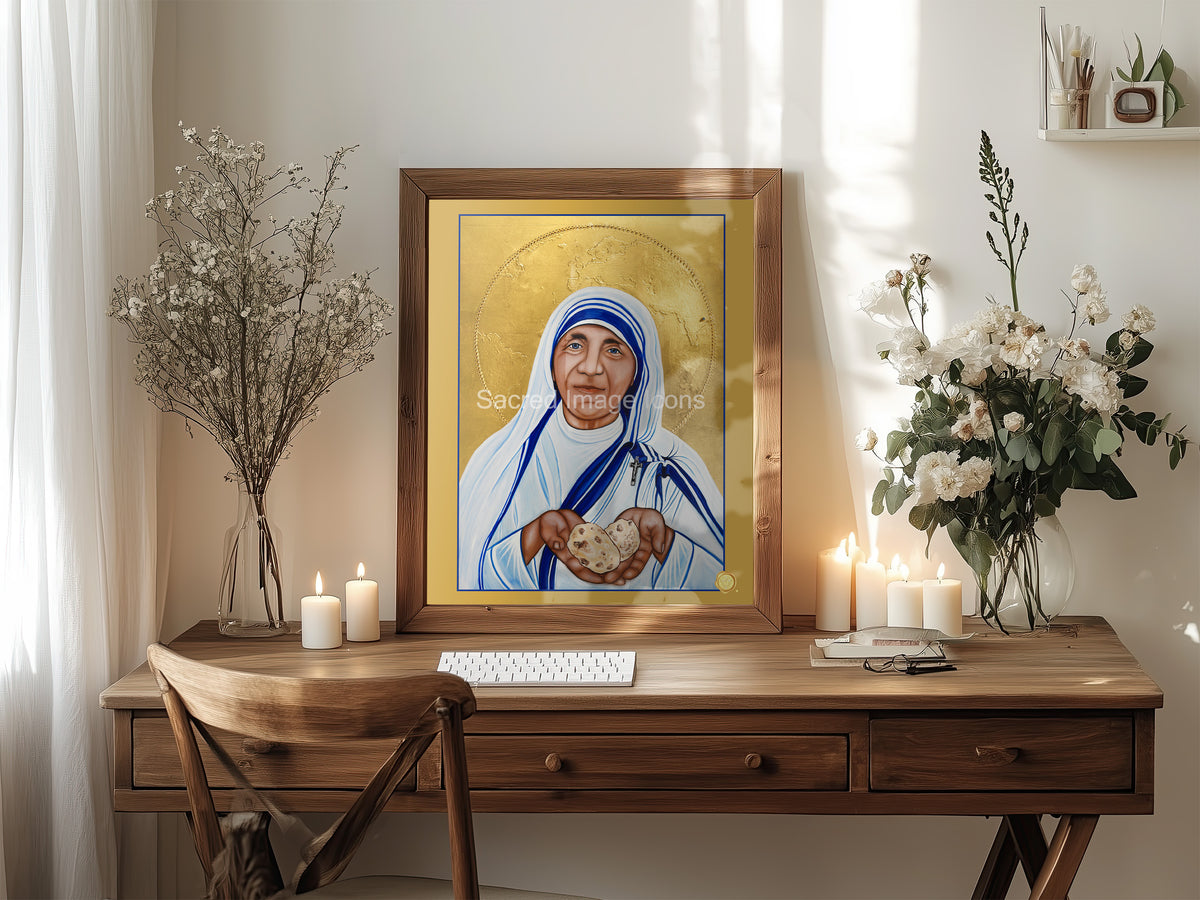 Saint Mother Teresa Icon Print