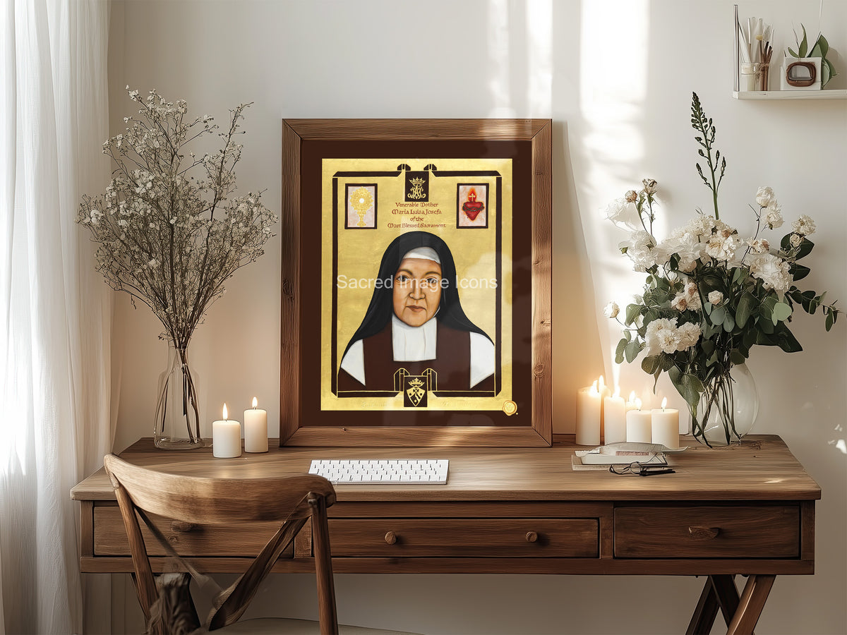 Venerable Mother Luisita Icon Print