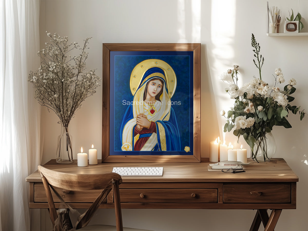 Our Lady of Sorrows 1 Icon Print