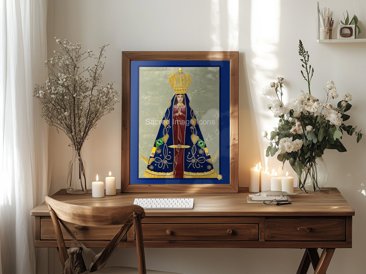 Our Lady of Aparecida Icon Print