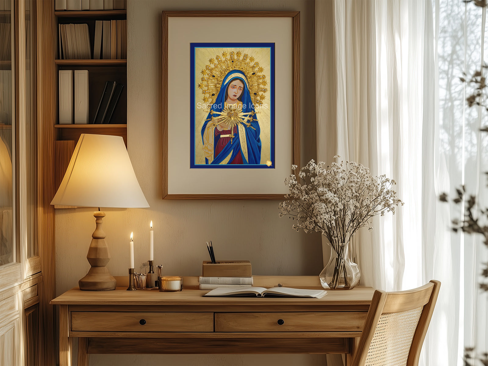 Our Lady of Sorrows Icon Print