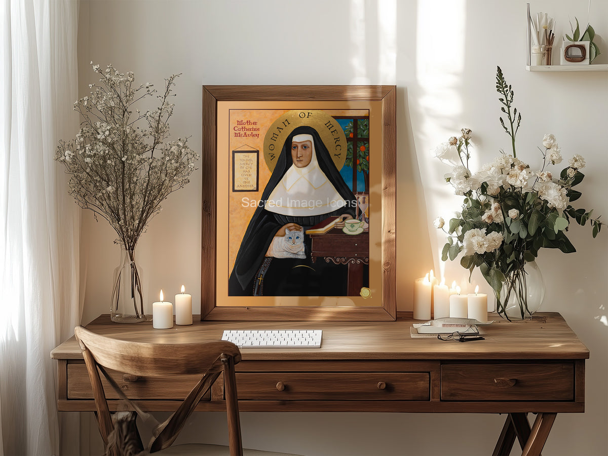 Mother Catherine McAuley Icon Print