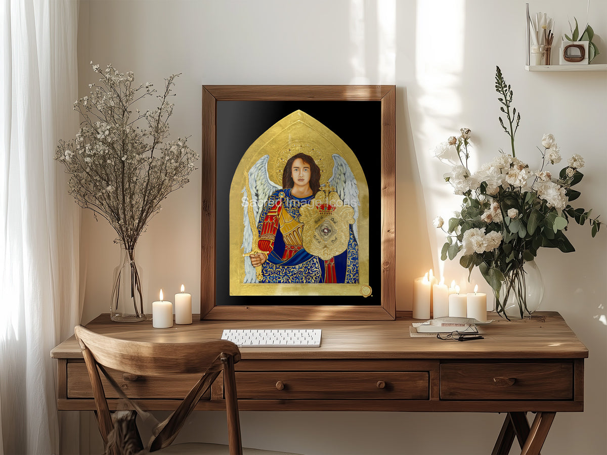 Archangel Michael 1 Icon Print