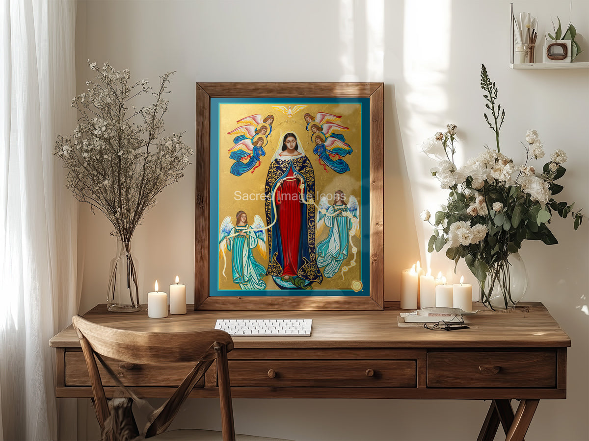 Our Lady Undoer of Knots Icon Print