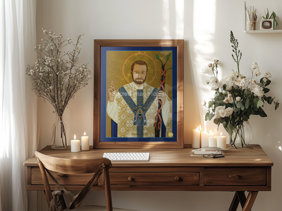 Blessed Stanley Rother Icon Print