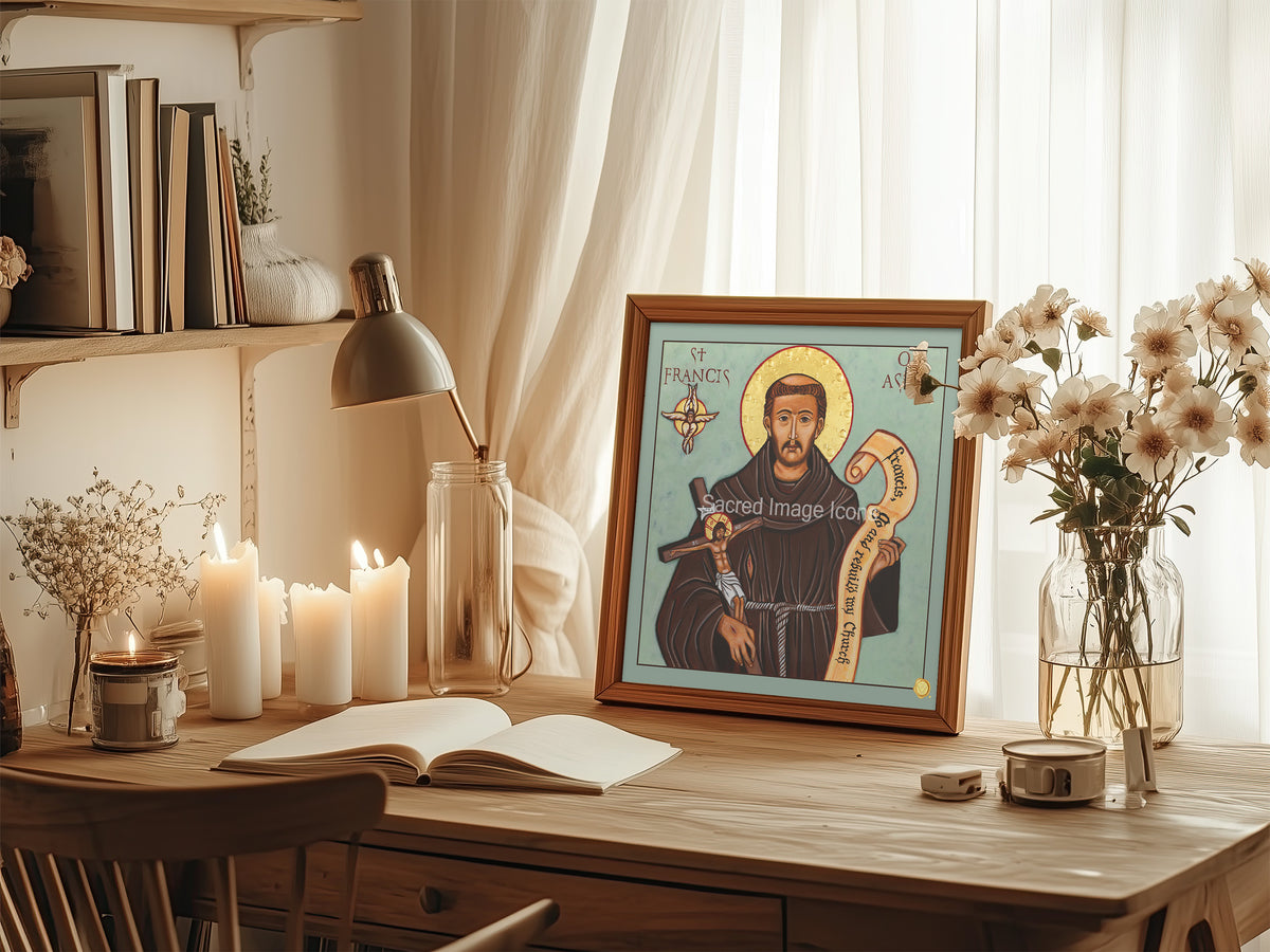 Saint Francis 1 Icon Print