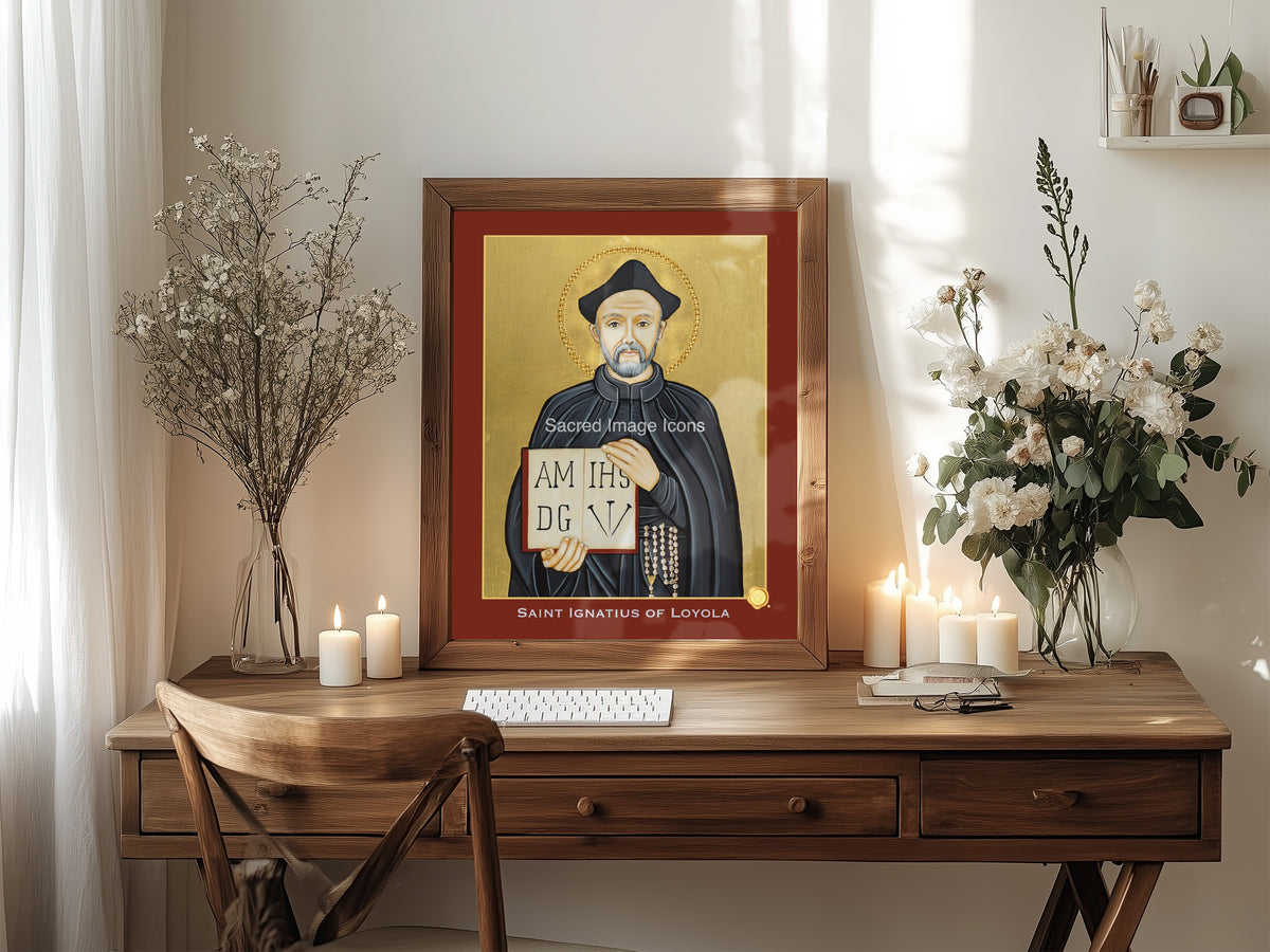 Saint Ignatius of Loyola Icon Print