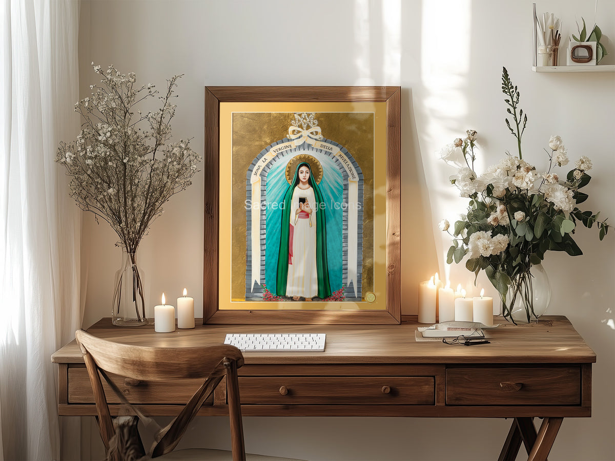 Our Lady of Revelation Icon Print