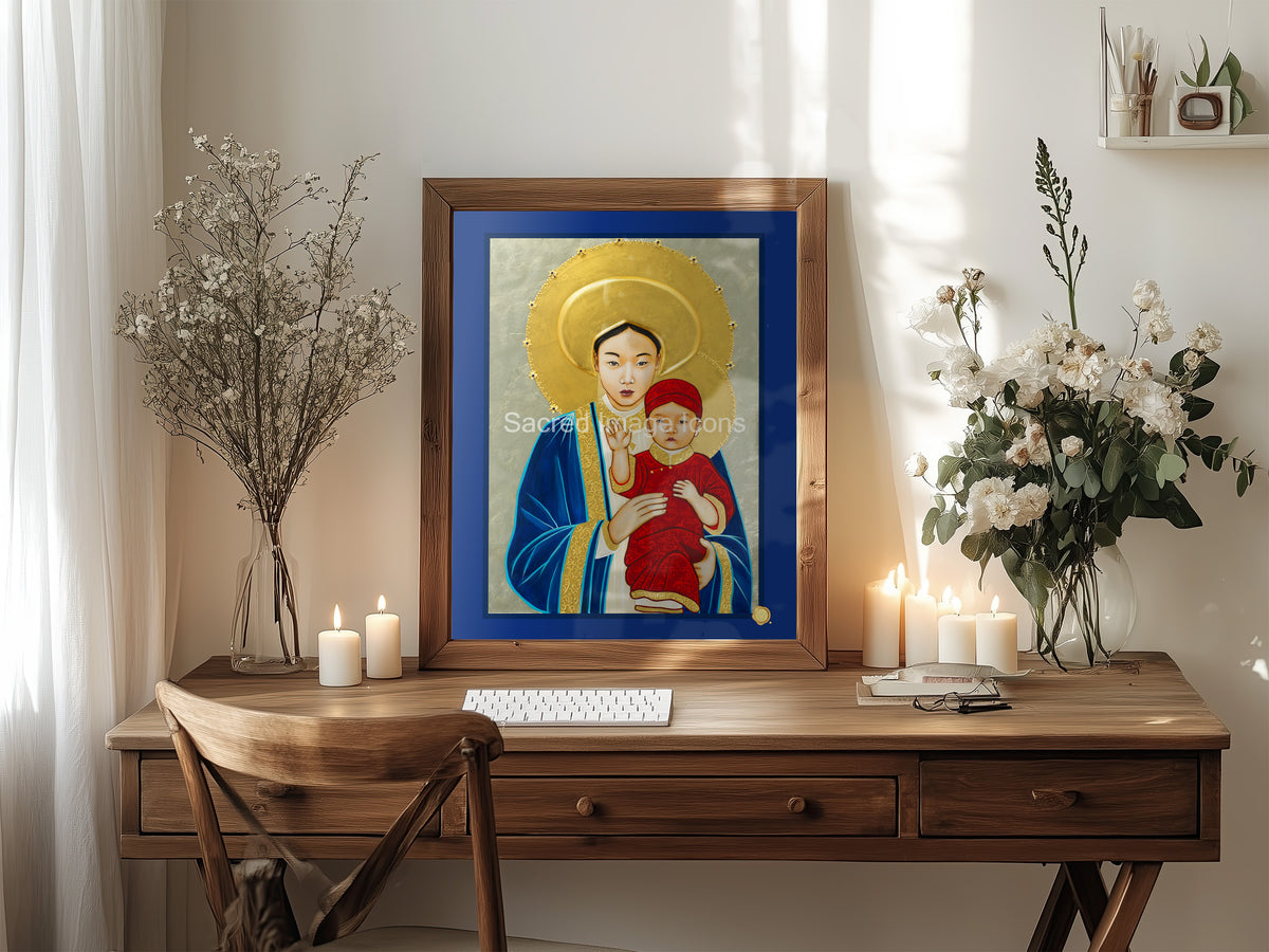 Our Lady of La Vang Icon Print