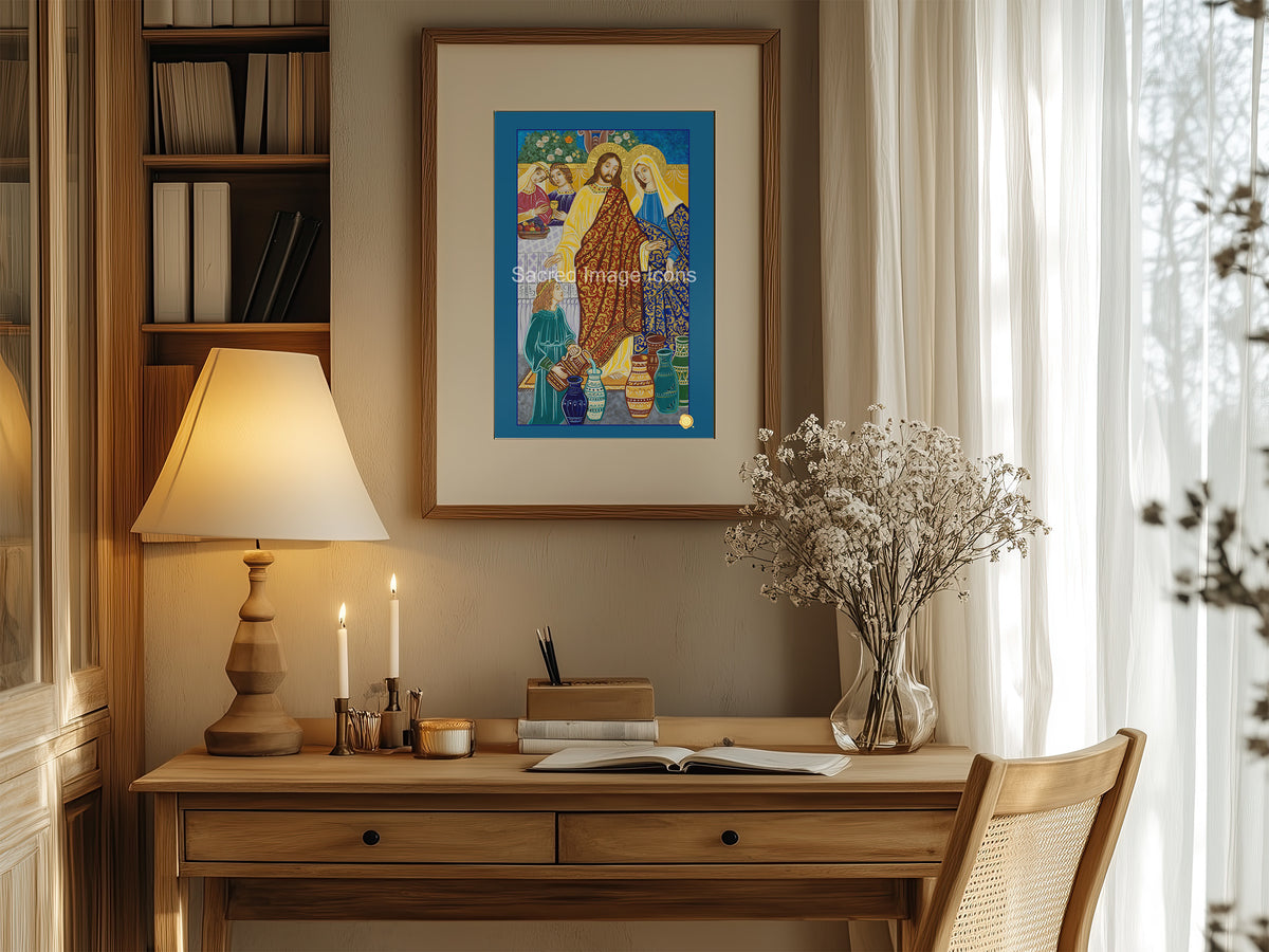 The Wedding Feast of Cana Icon Print