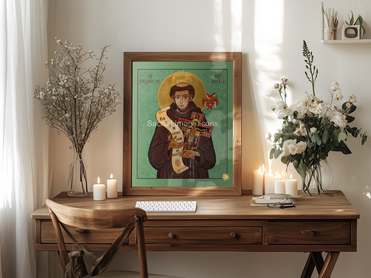 Saint Francis 2 Icon Print