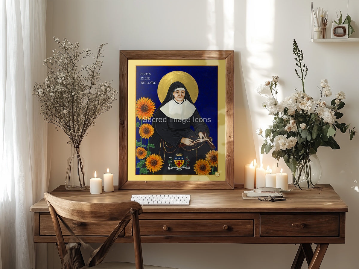 Saint Julia Billiart Icon Print