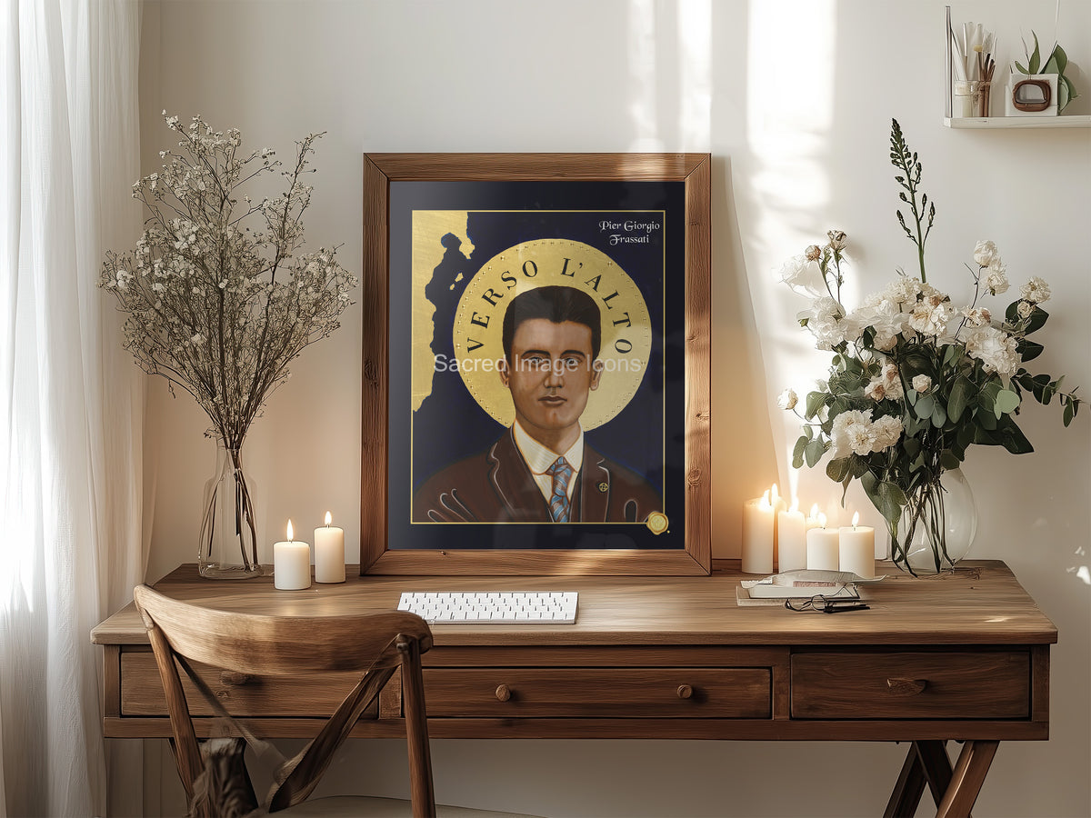 Blessed Pier Giorgio Frassati Icon Print