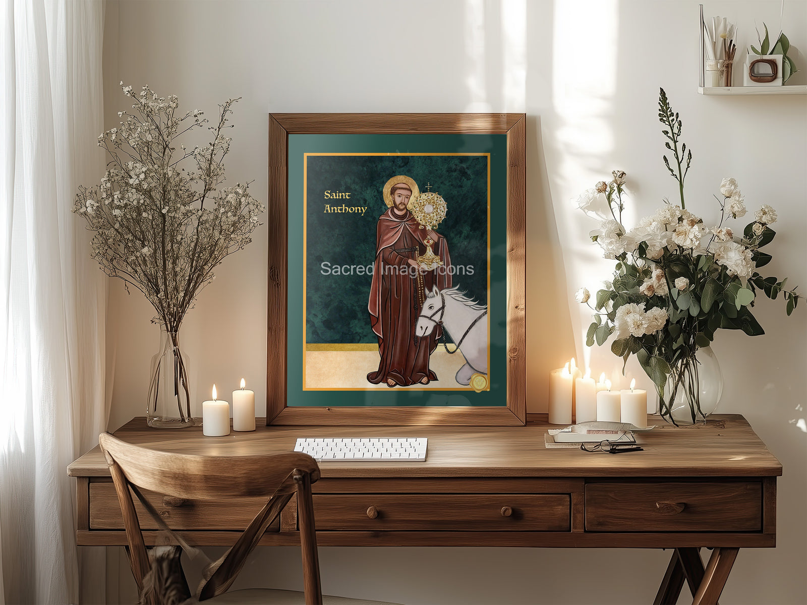 Saint Anthony Icon Print