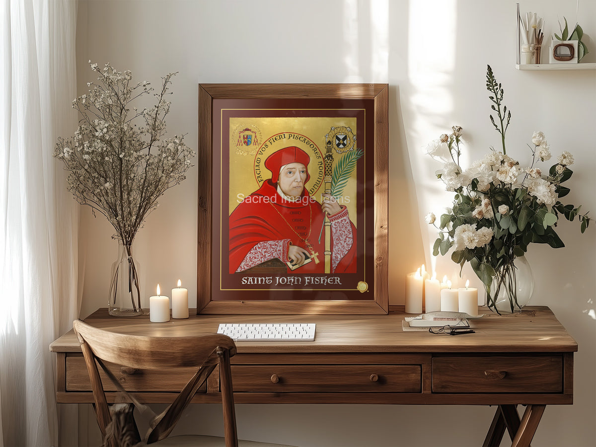 Saint John Fisher Icon Print