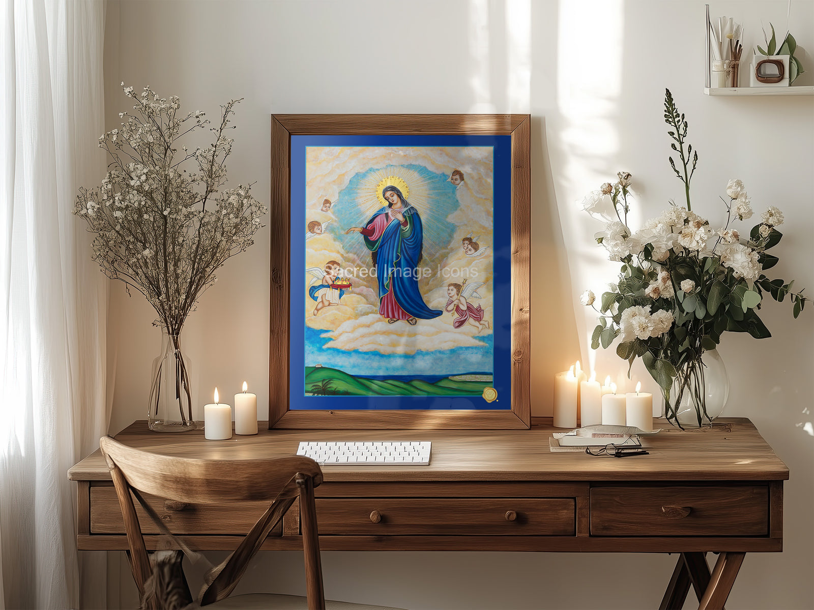 Our Lady of Palestine Icon Print