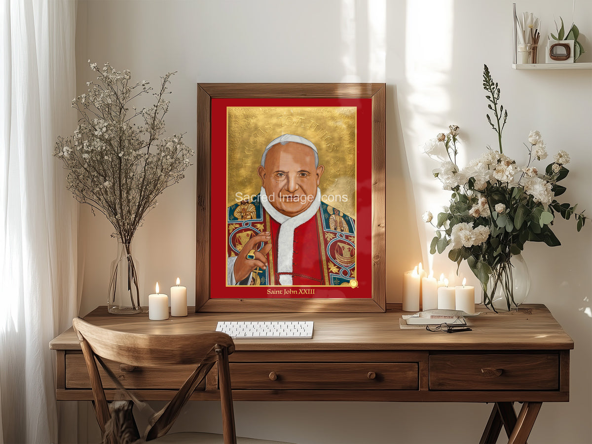 Saint John XXIII Icon Print