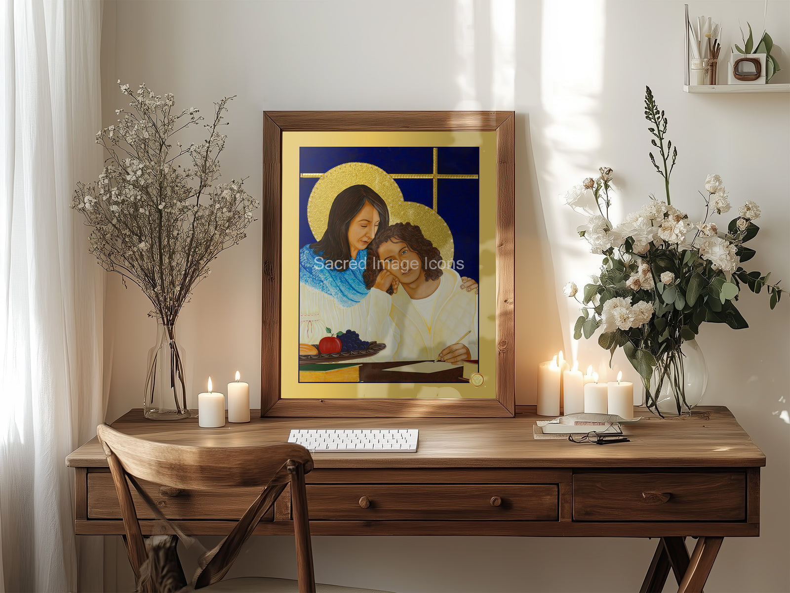 Christ the Student Icon Print