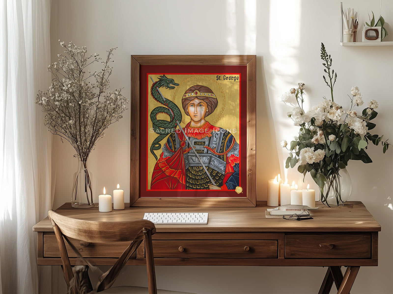 Saint George Icon Print