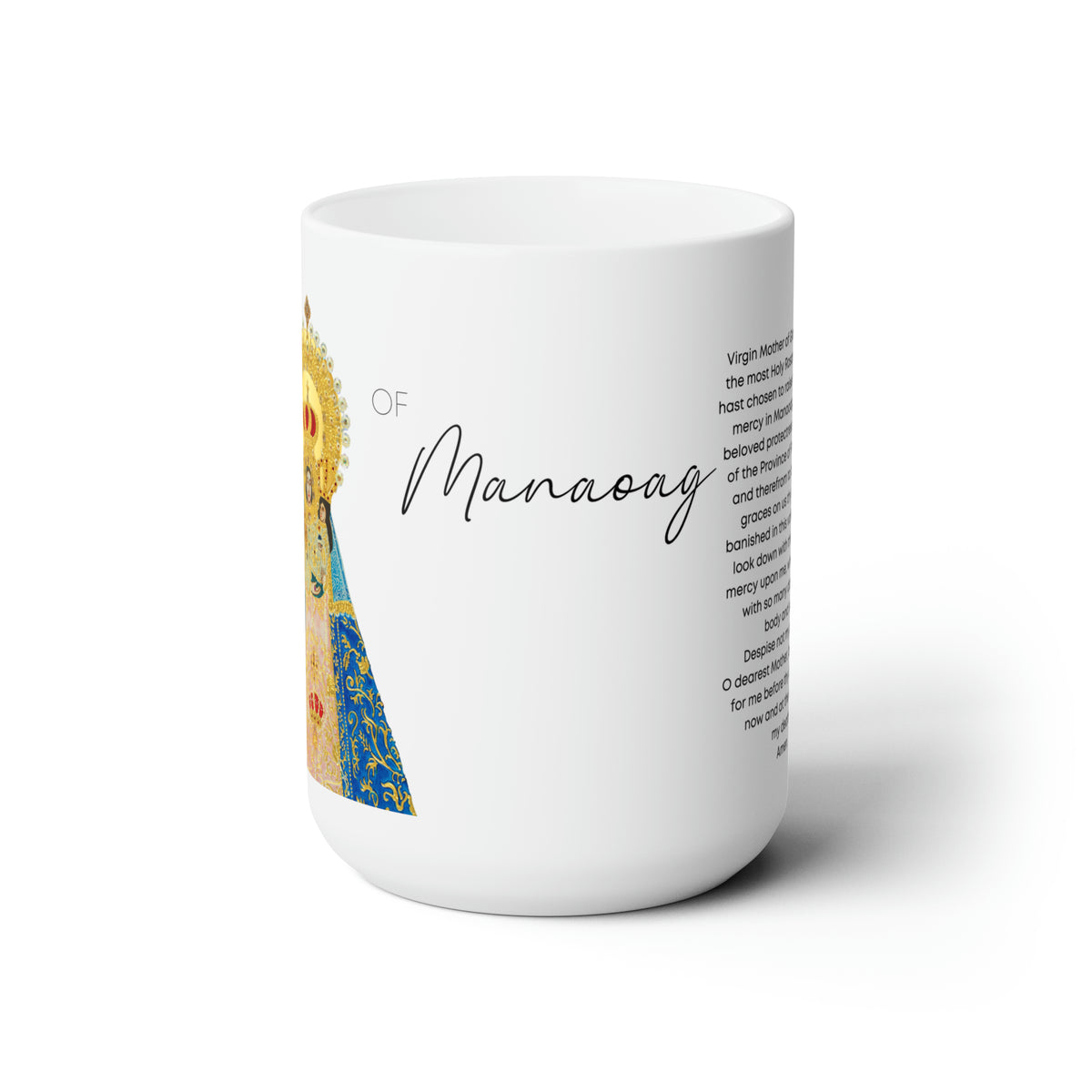 Our Lady of Manaoag Prayer Mug 15oz