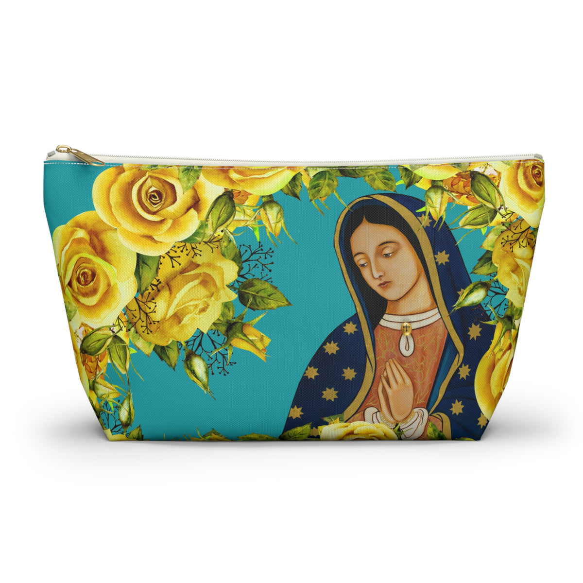 Our Lady of Guadalupe Chapel Veil / Adoration /  Rosary Bag (Turquoise)