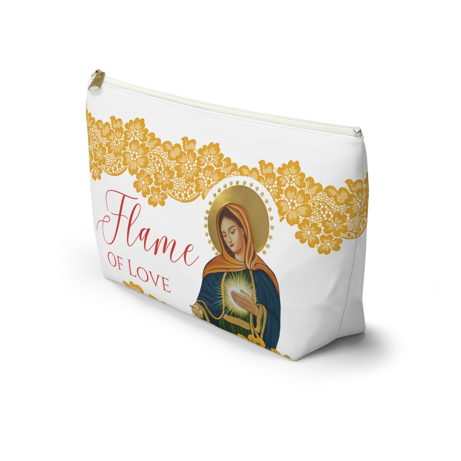 Flame of Love Adoration and Chapel Veil Pouch