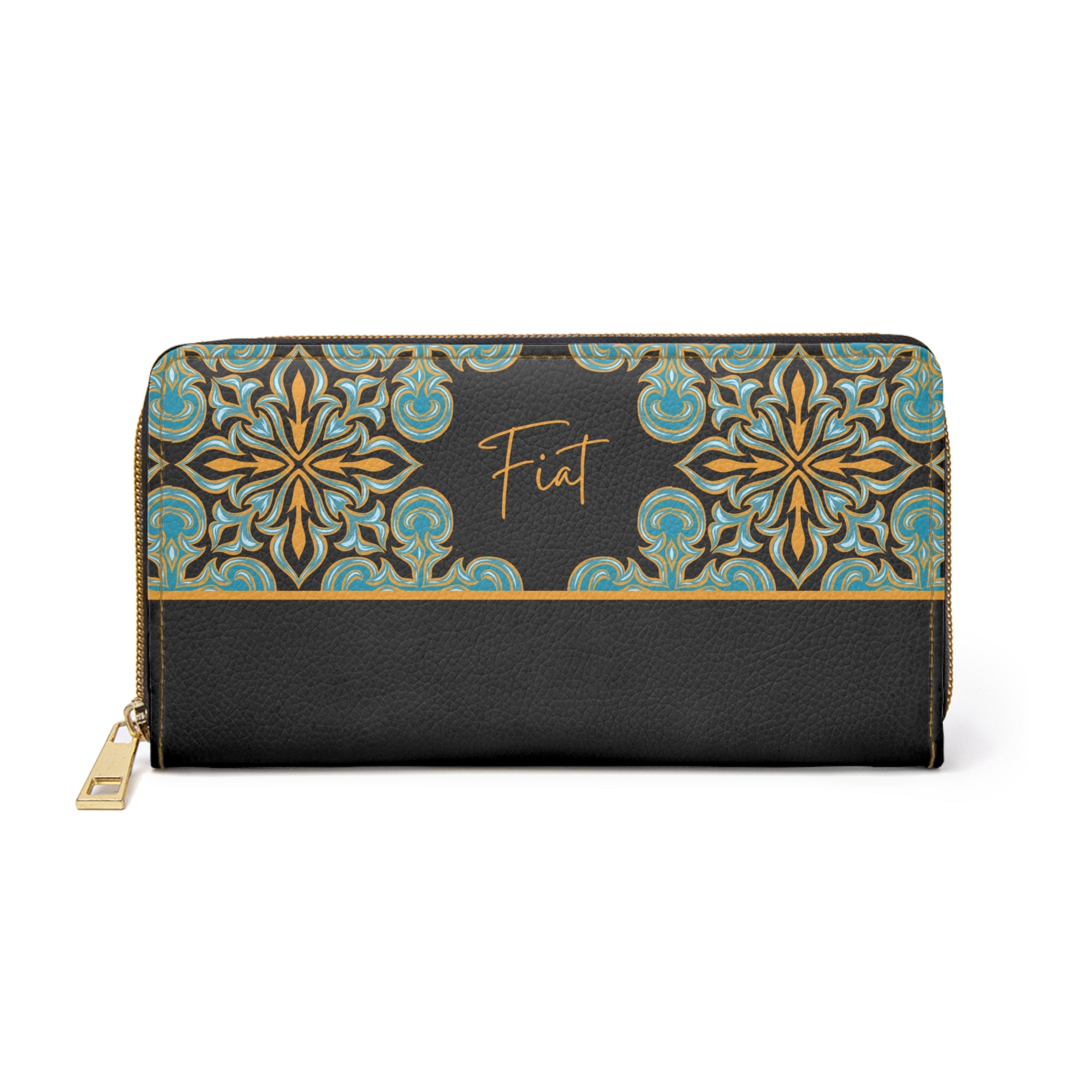 Our Lady of Guadalupe Fiat Zipper Wallet (Vegan Leather)