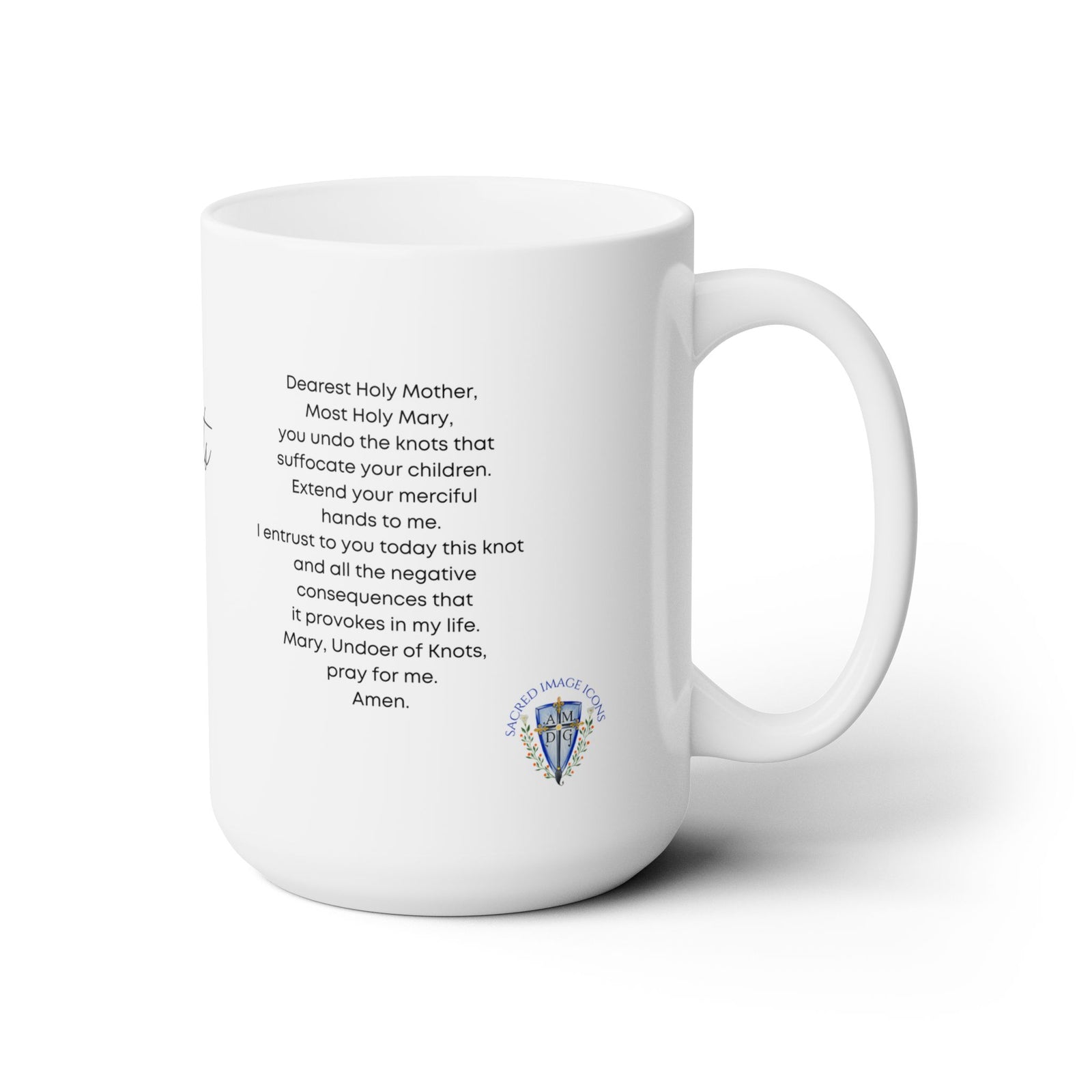Our Lady Undoer of Knots 15oz Mug