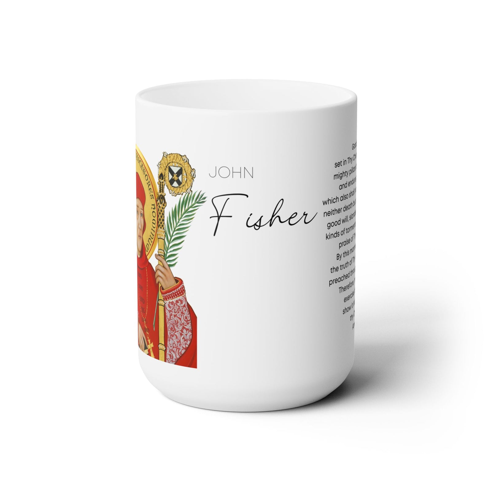 Saint John Fisher Prayer Mug 15oz