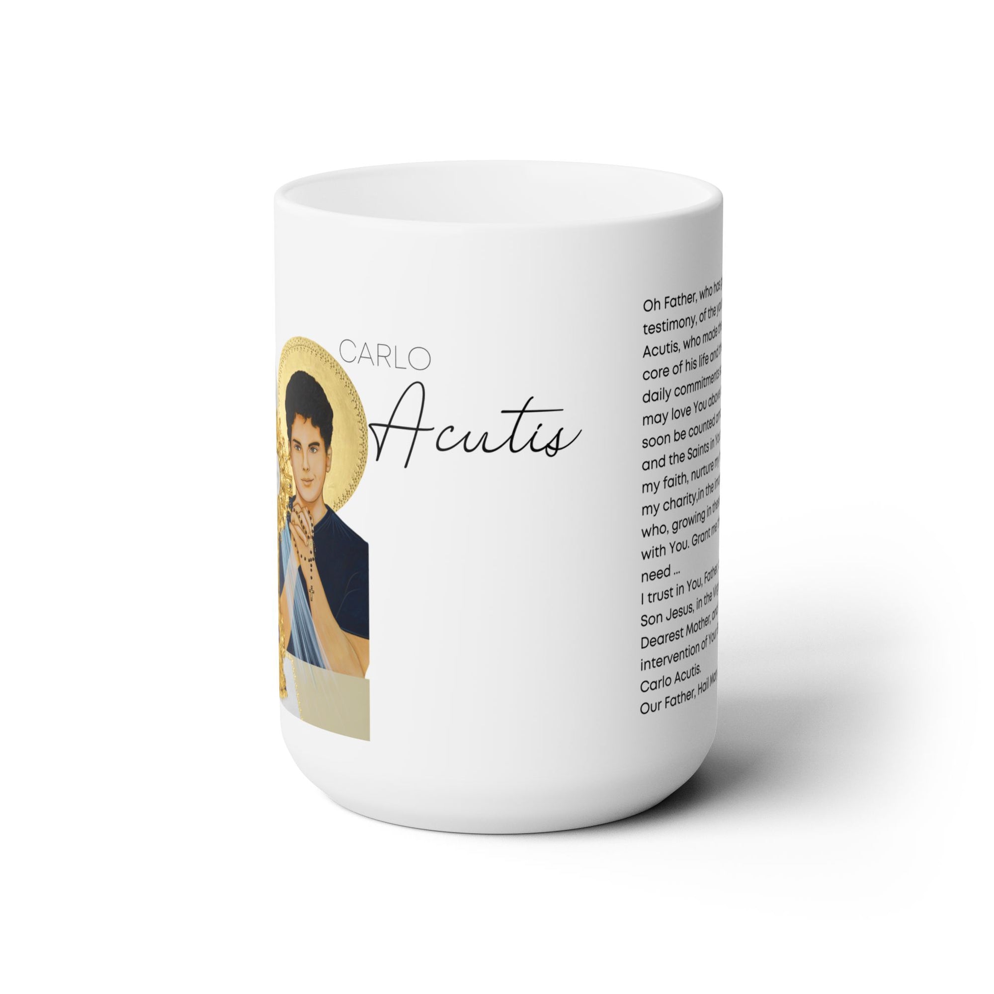 Blessed Carlo Acutis 15oz Ceramic Mug