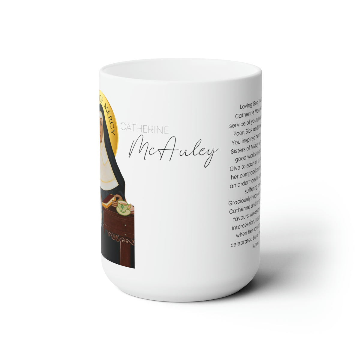 Venerable Cathrine McAuley Prayer Mug 15oz