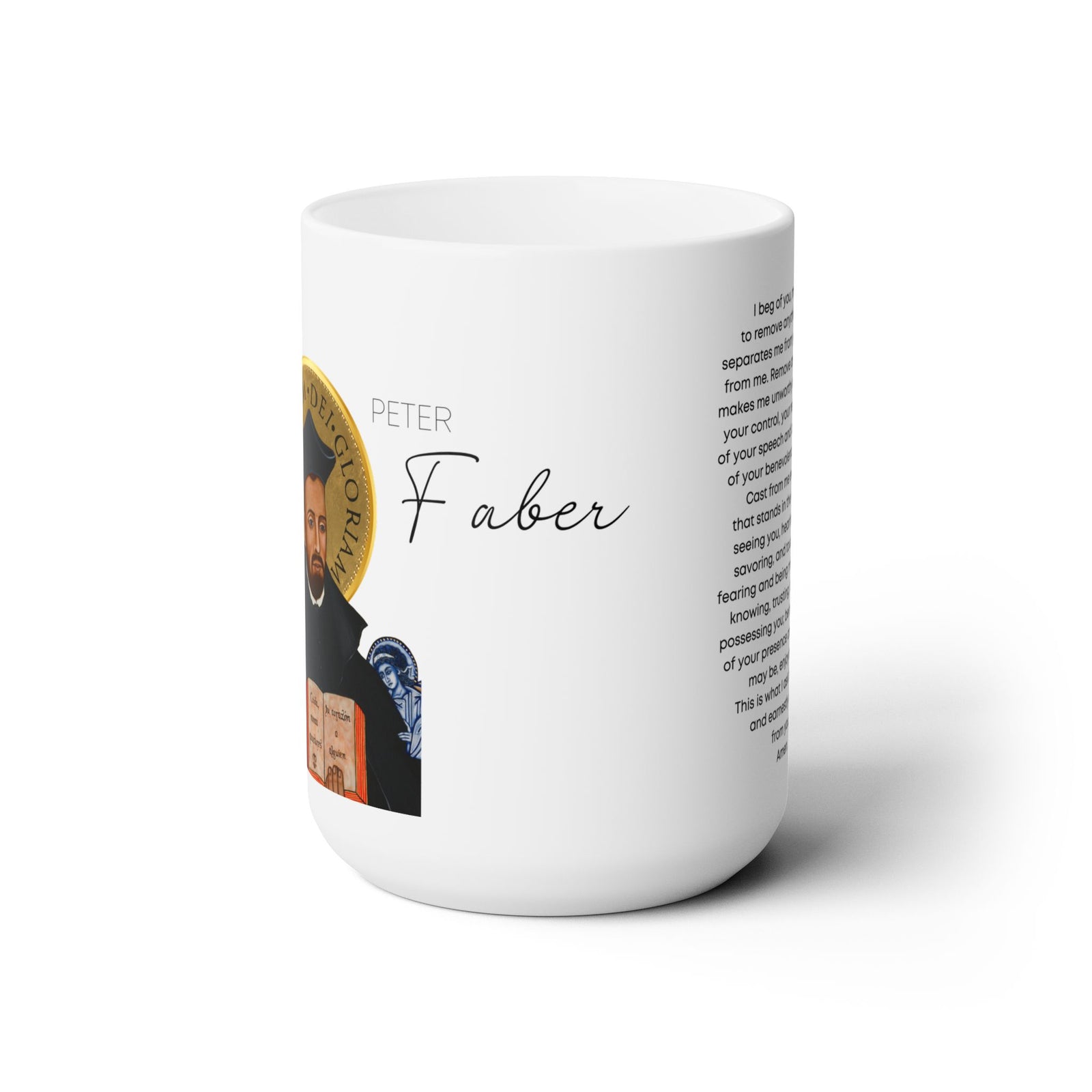 Saint Peter Faber Prayer Mug 15oz