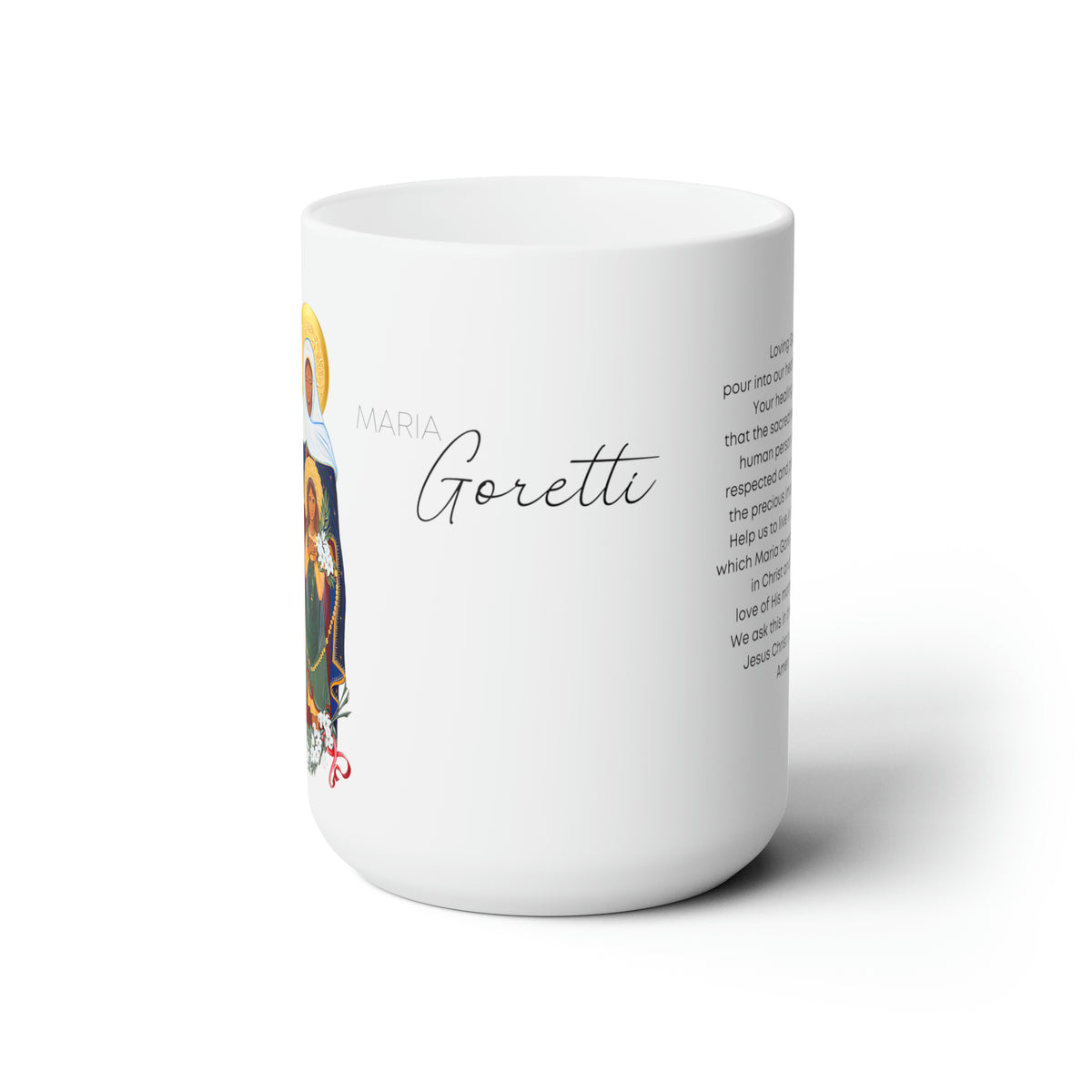 Saint Maria Goretti Prayer Mug 15oz
