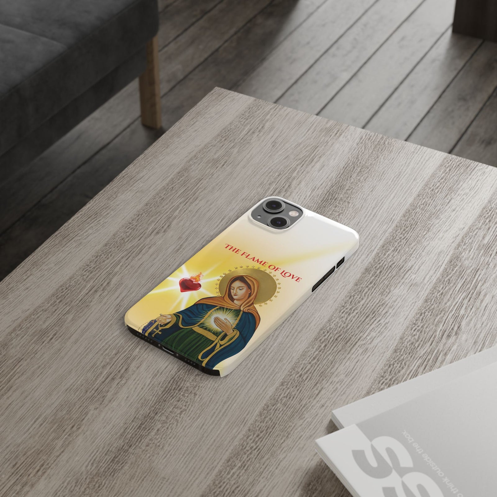 Flame of Love Slim Phone Case