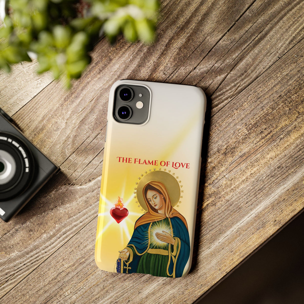 Flame of Love Slim Phone Case