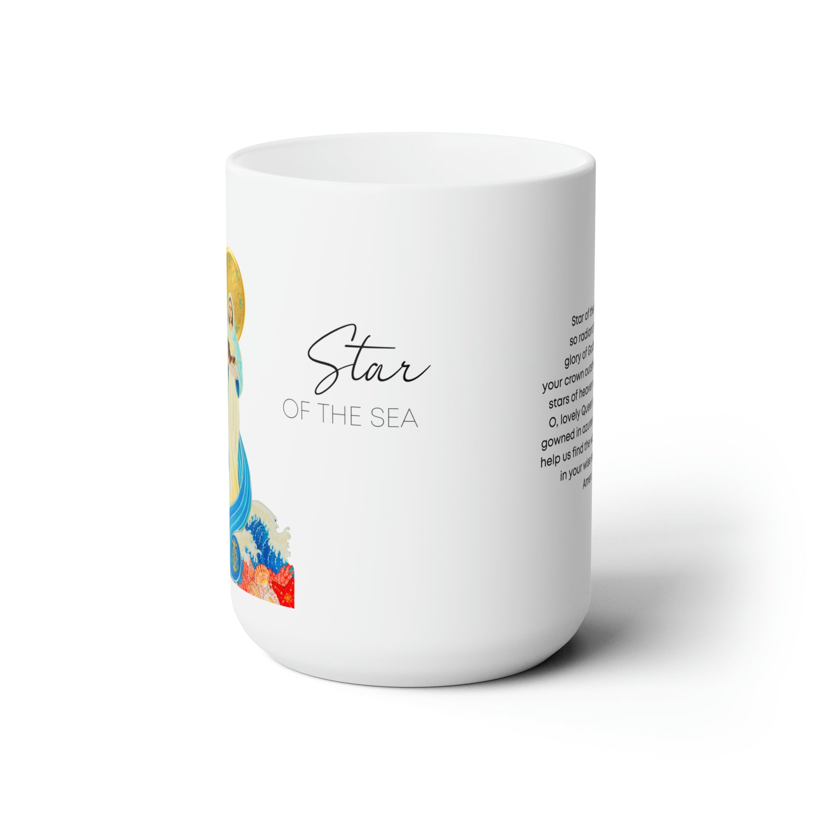 Our Lady Star of the Sea Prayer Mug 15oz