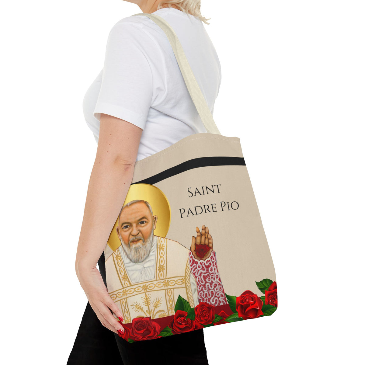 Saint Padre Pio Tote Bag